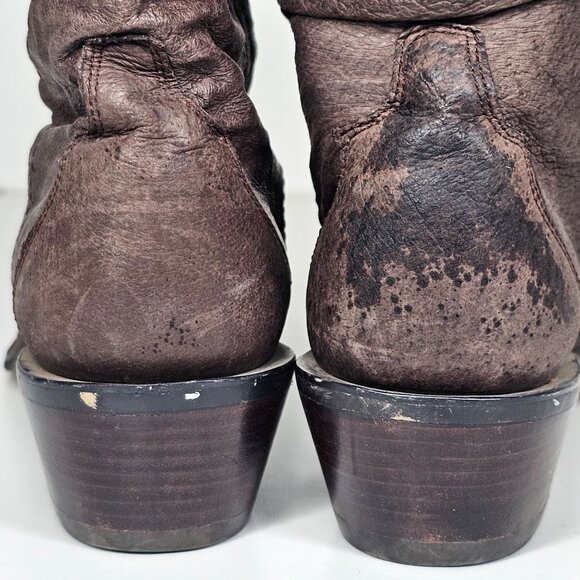 Crush‎ Durango Womens Western Brown Leather Cowgirl Boots Size 7.5 UK EURO 39 - Picture 12 of 13